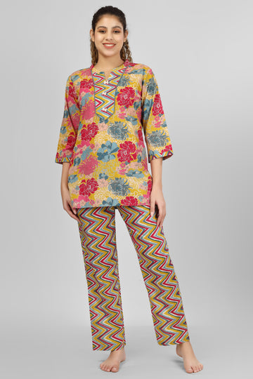 Colour Pop Nightsuit Set