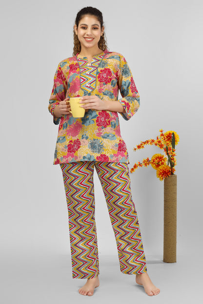 Colour Pop Nightsuit Set