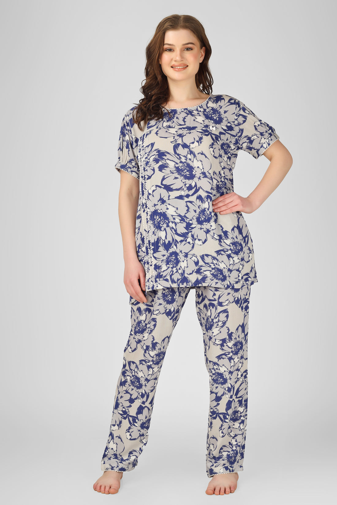Azure Charm Nightsuit Set