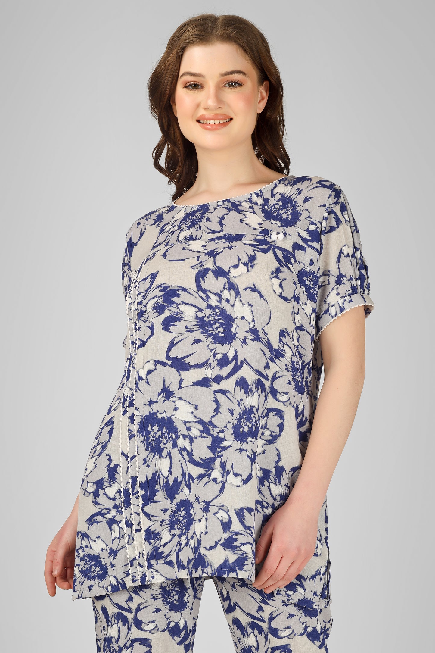 Azure Charm Nightsuit Set