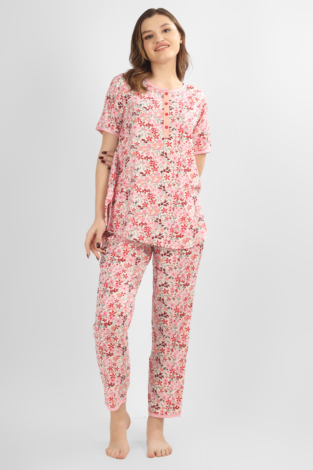 Cherry Blossom Nightsuit Set