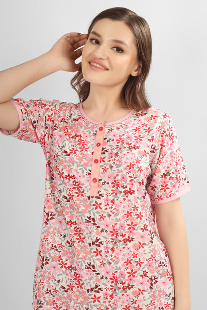 Cherry Blossom Nightsuit Set