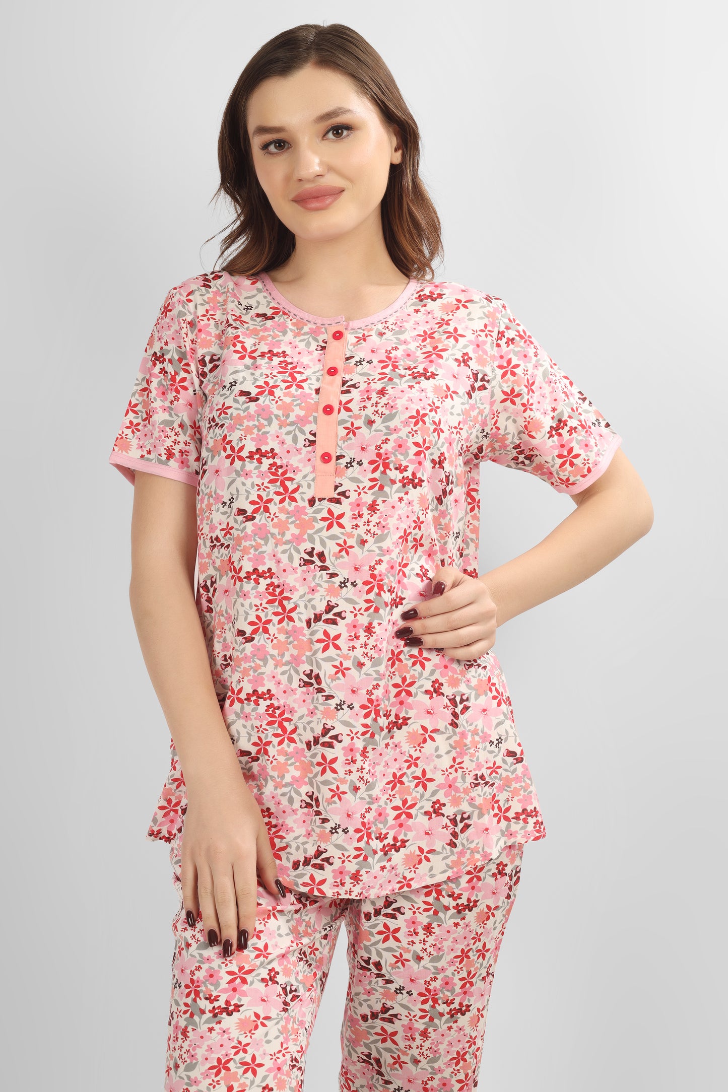 Cherry Blossom Nightsuit Set
