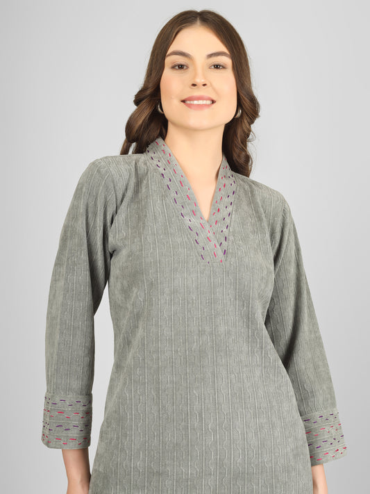 Willow Mist Woollen Coord Set