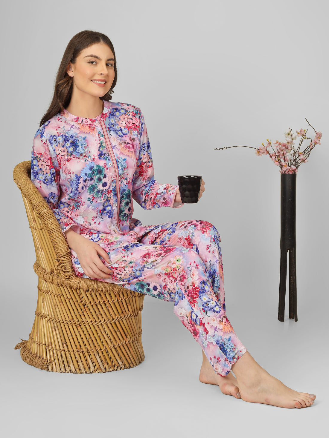 Floral Dreams Nightsuit Set
