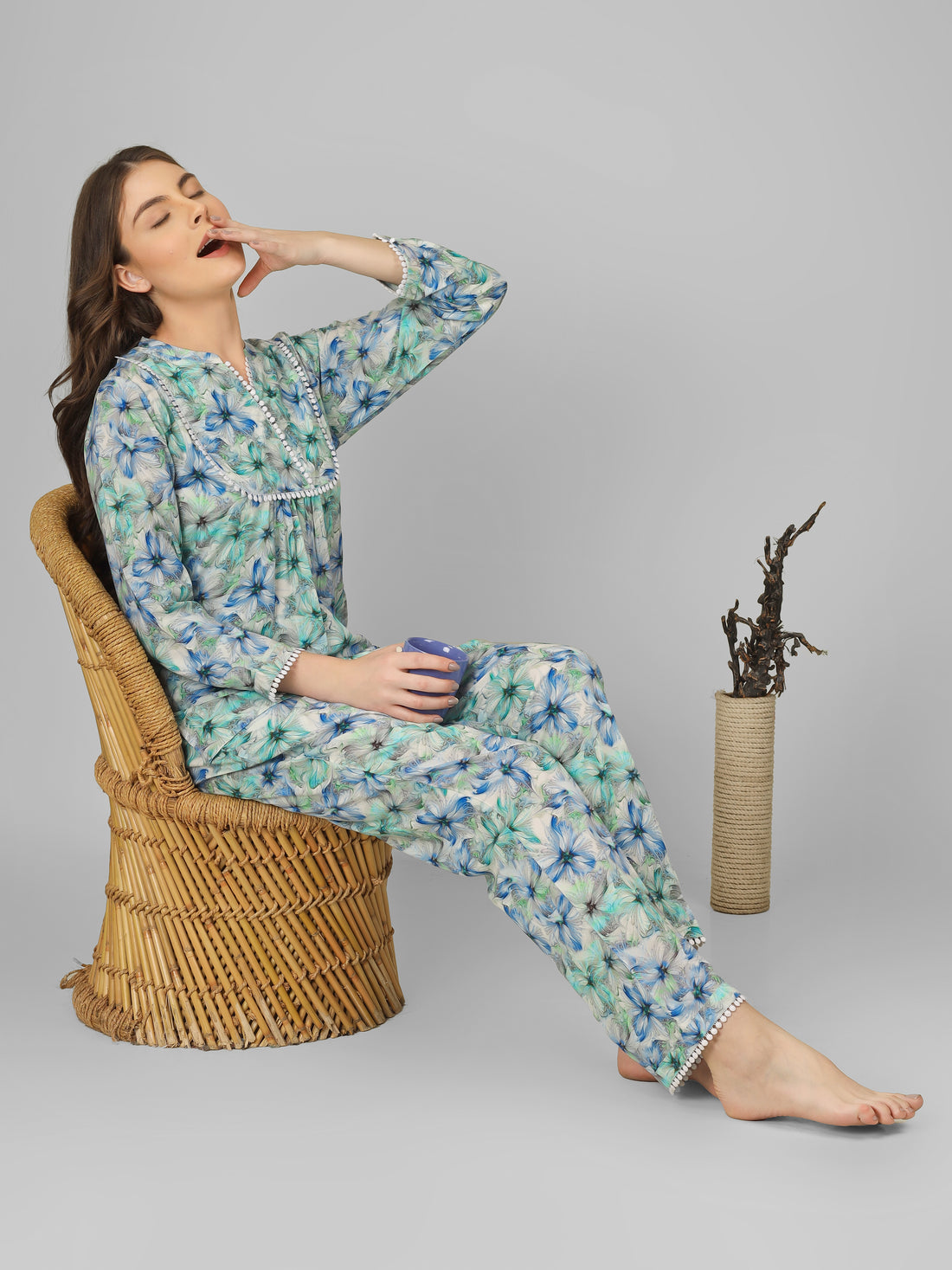 Blue Bliss NightSuit Set