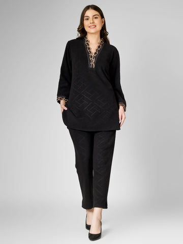 Grace Woollen Fleece Coord Set