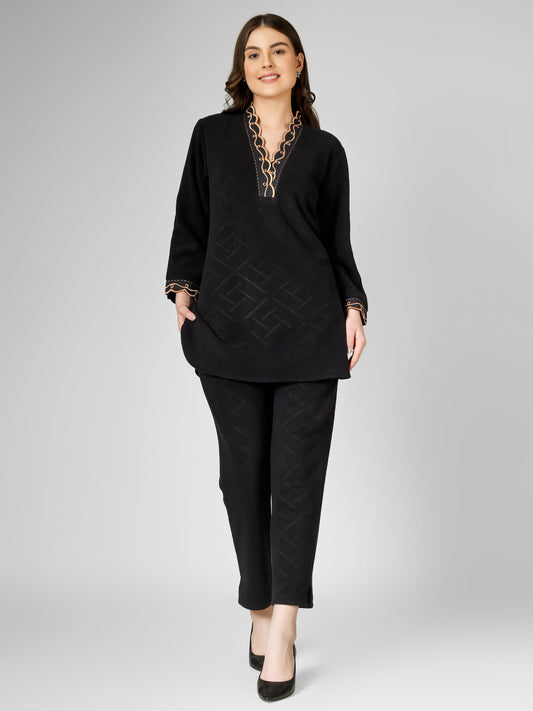 Grace Woollen Fleece Coord Set