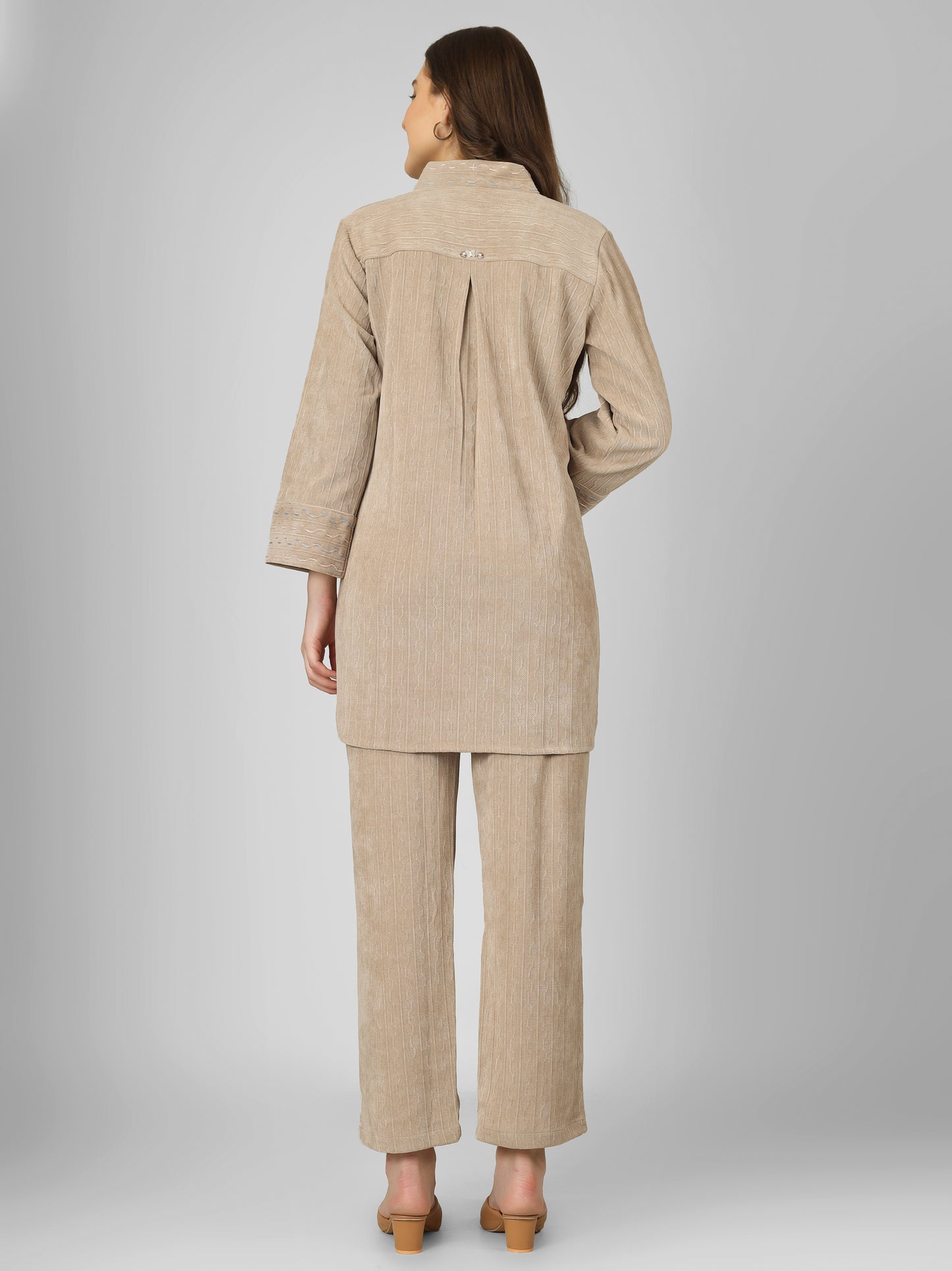 Honey Dew Woollen Coord Set