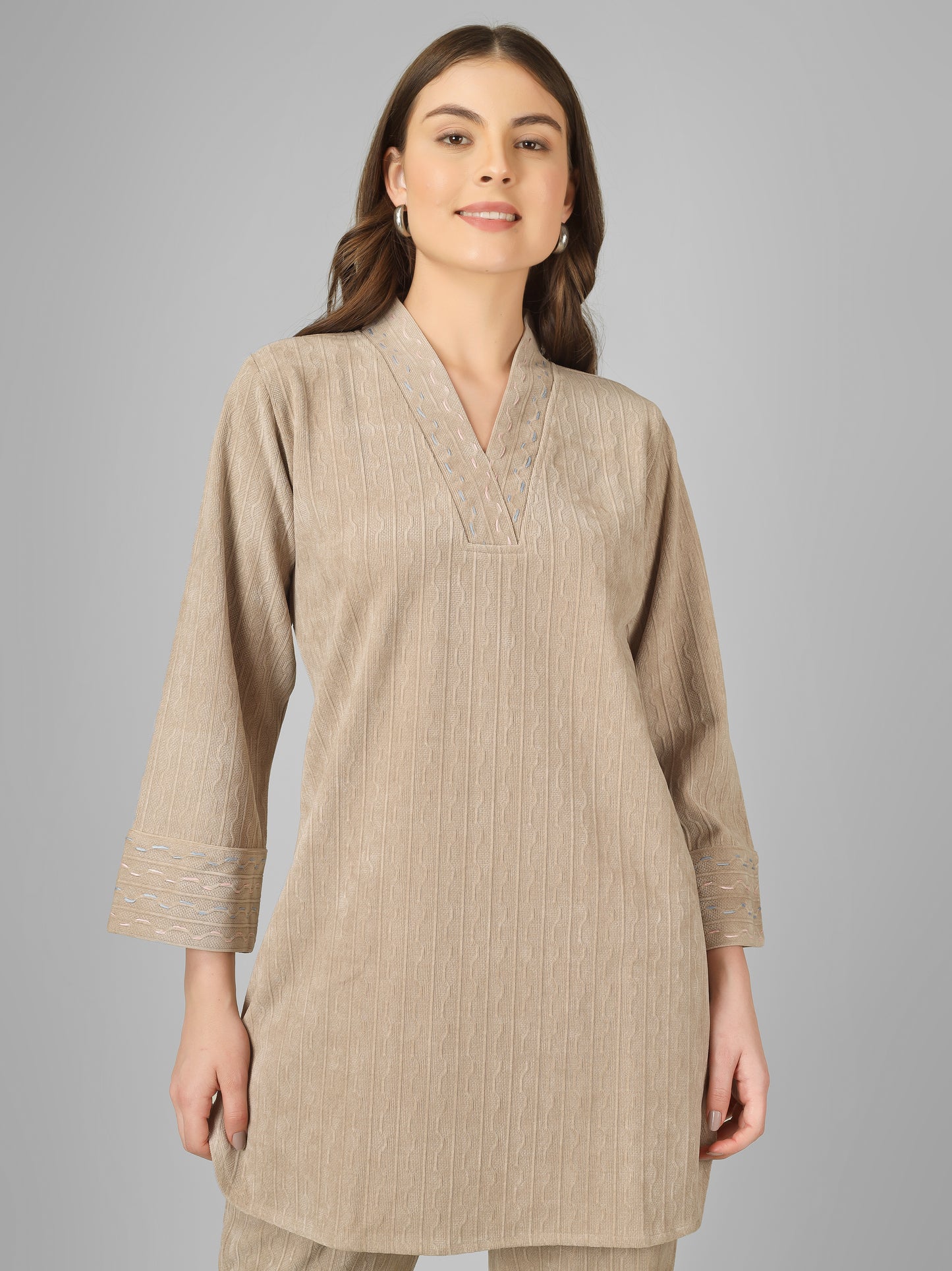 Honey Dew Woollen Coord Set