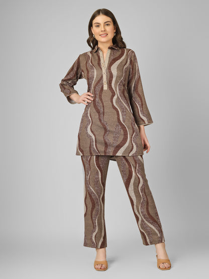 Rustic Charm Pashmina Coord Set