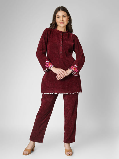 Crimson Dusk Coord Set