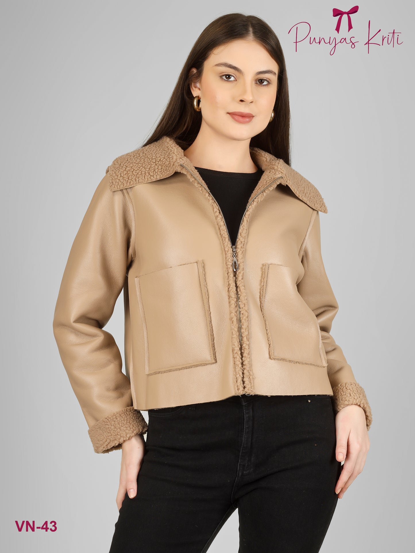 Turkish Luxe Beige Short Jacket