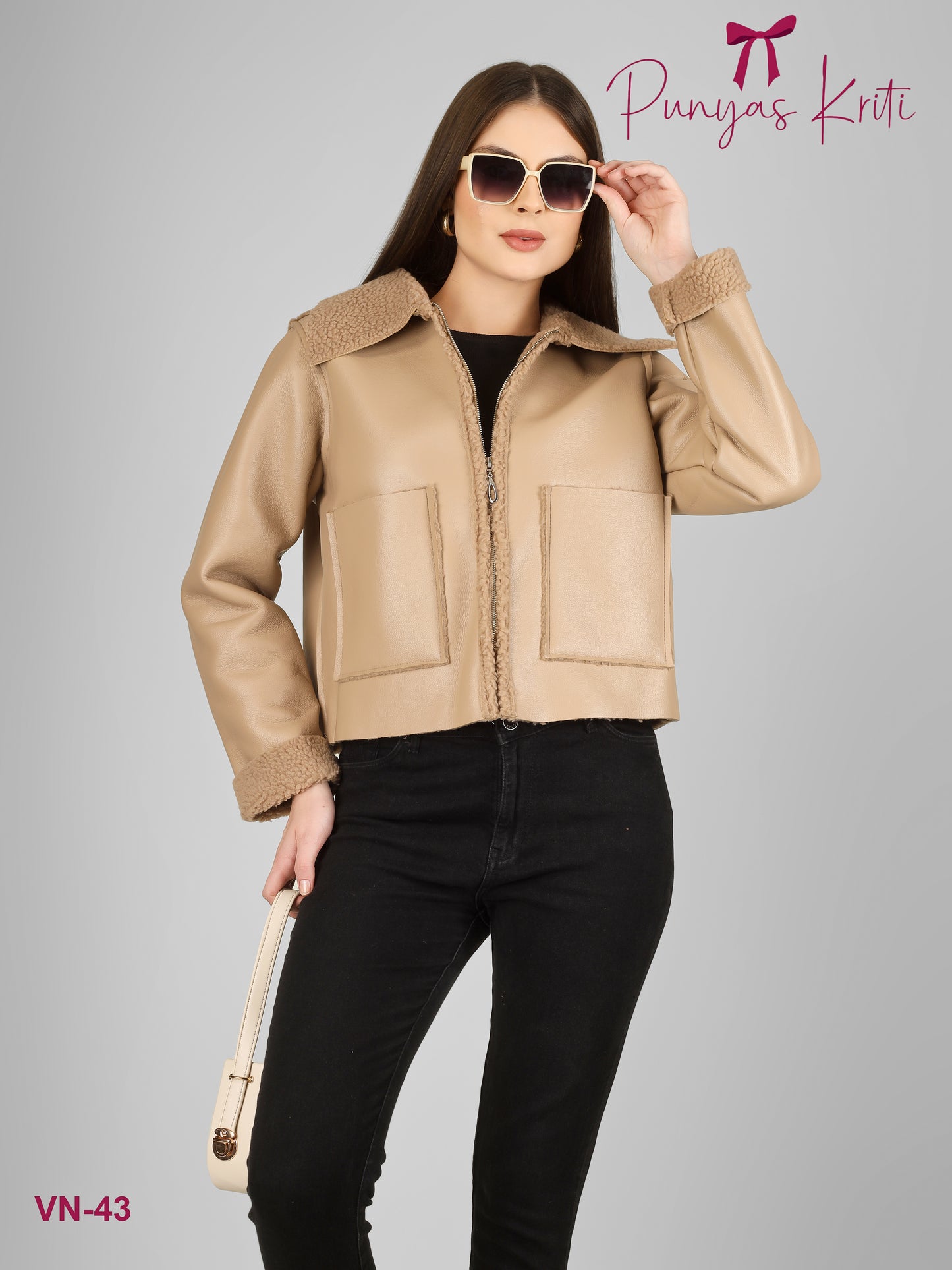 Turkish Luxe Beige Short Jacket
