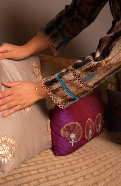 Painted Petals Pashmina Coord Set