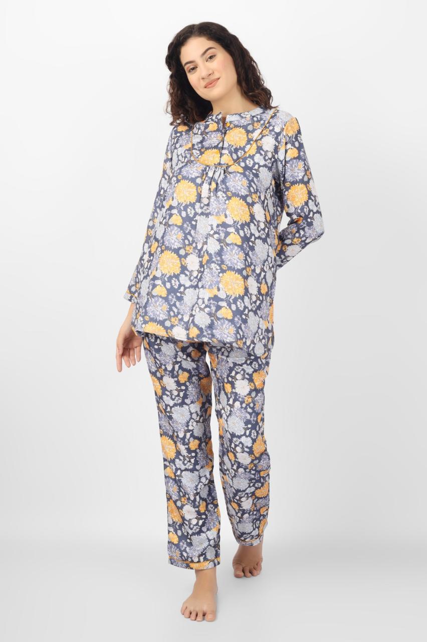 Midnight Marigold Pashmina Co-ord Set