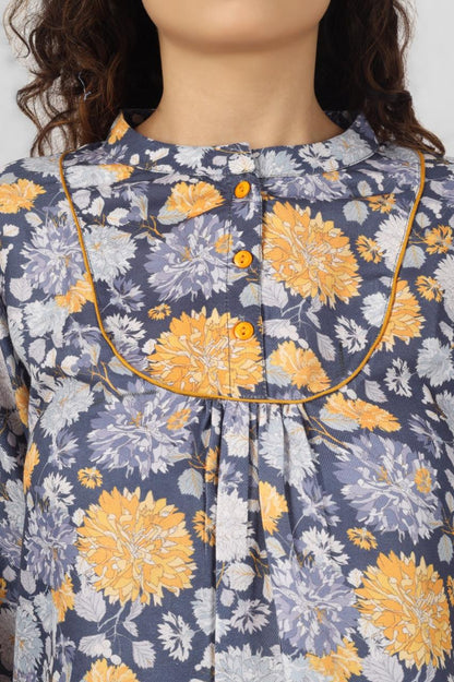 Midnight Marigold Pashmina Co-ord Set