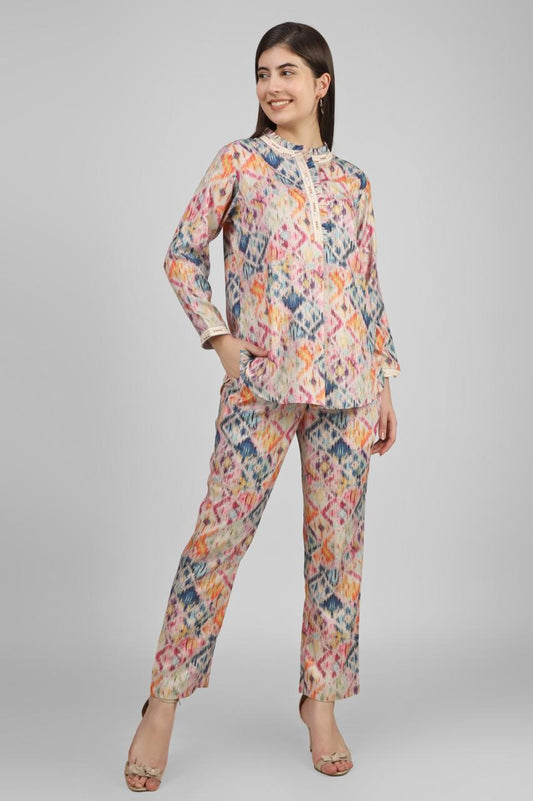 Rainbow Ikat Dream Pashmina Co-ord Set