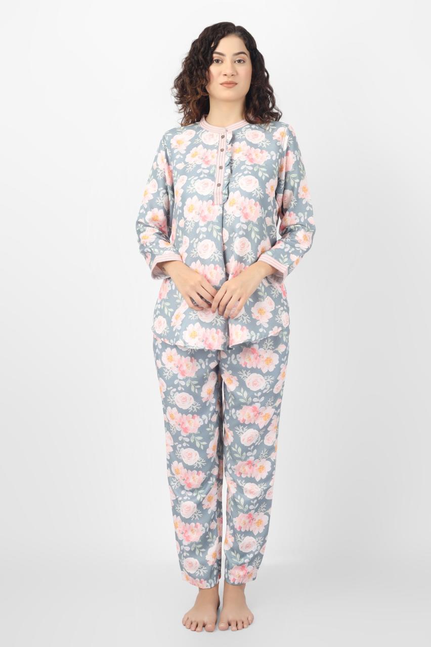 Blush Rose Garden Pashmina Co-ord Set