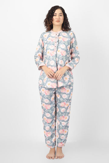 Blush Rose Garden Pashmina Co-ord Set