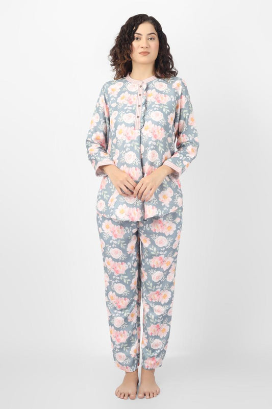 Blush Rose Garden Pashmina Co-ord Set