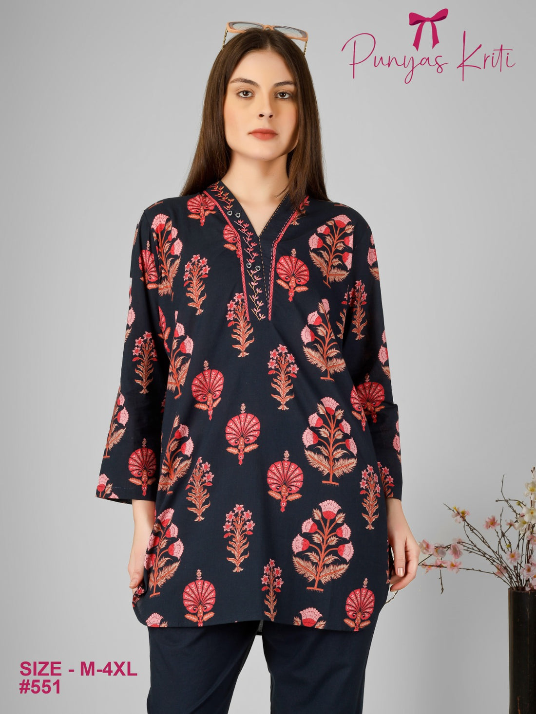 Noir Blossom Co-ord Set