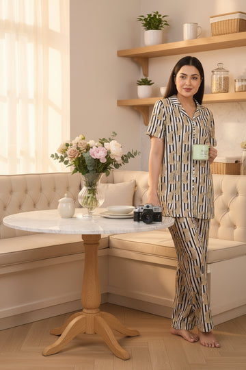 Wild Stripe Comfort Nightsuit
