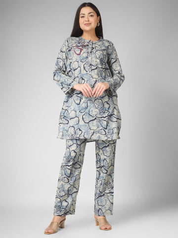 Indigo Charm Organic Cotton Co-ord Set