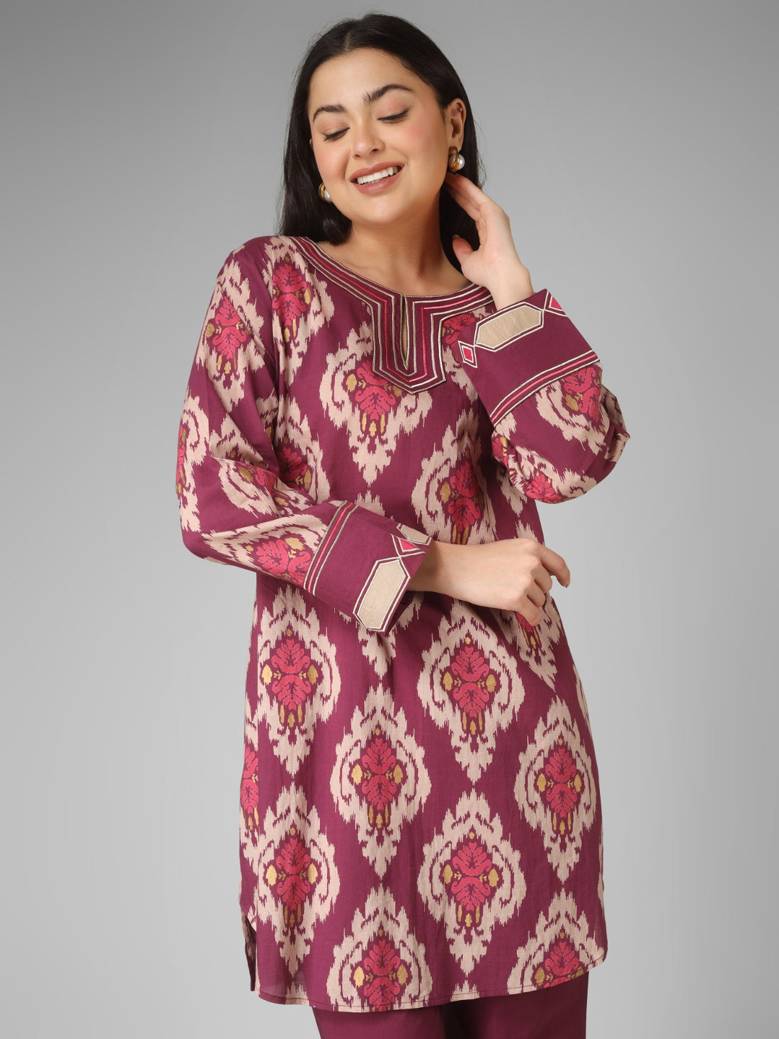 Ornamental Appliqué Charm Organic Cotton Co-ord Set