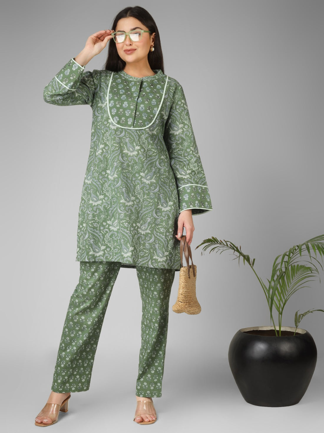 Badla Grace Organic Cotton Co-ord Set