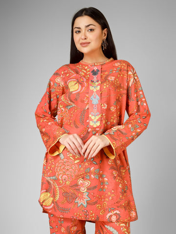 Sunset Bloom Cotton Co-ord Set