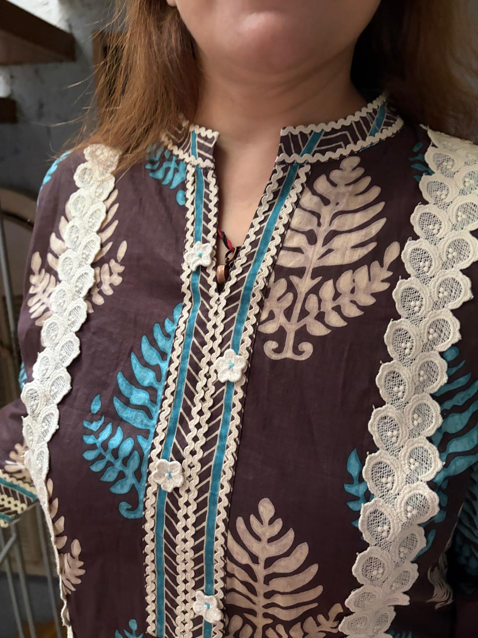 Firozi Mitti Farshi Co-ord Set