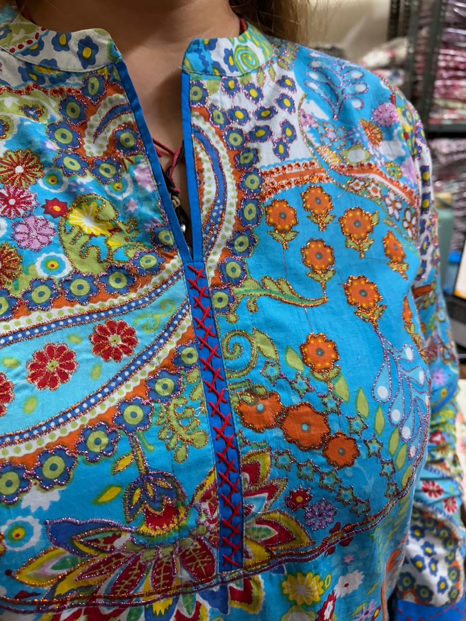Firozi Paisley Handcrafted Co-ord Set