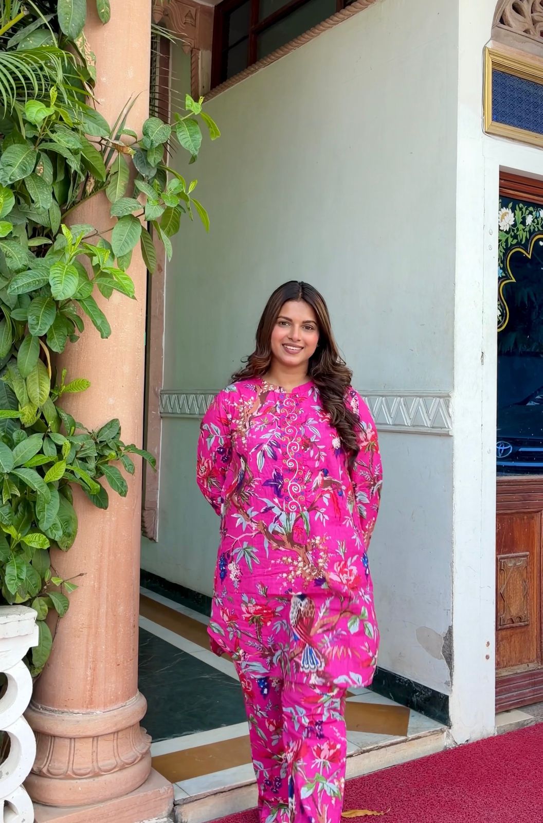 Gulnaar Traditional Badla Co-ord Set