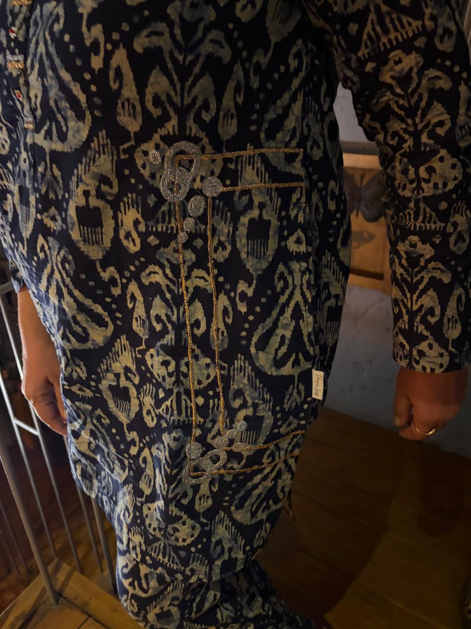 Navy Badla Co-ord Set