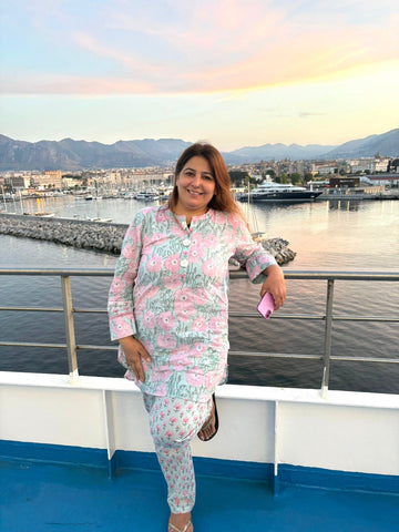 Pink Petals Co-ord Set