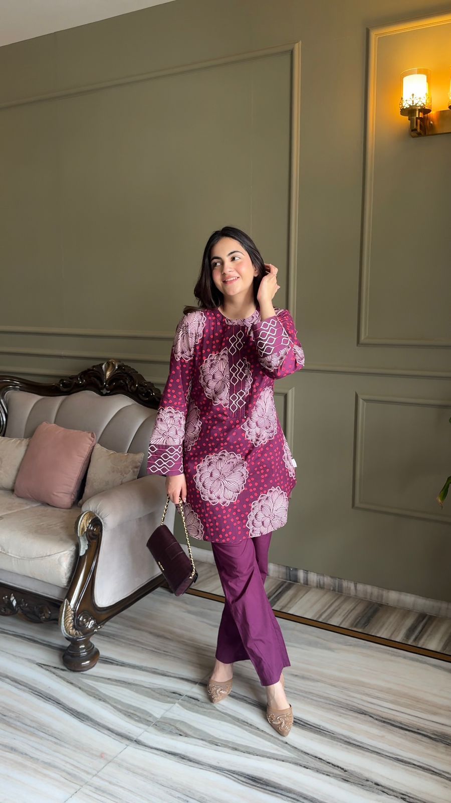 Embroidered Breeze Organic Cotton Co-ord Set